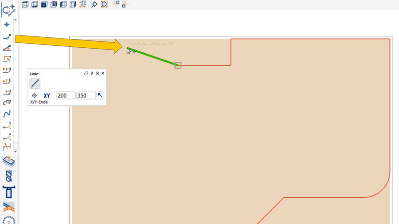 Intuitive drag & drop contour programming for faster and more efficient contour creation
