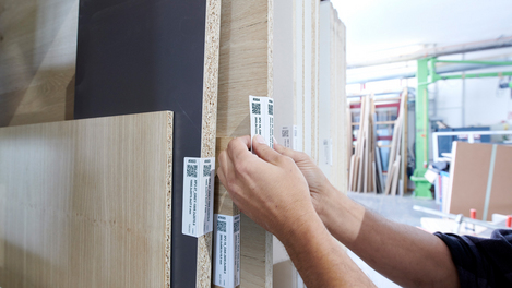 Thanks to the Cutting Production Set, residual material can be easily identified, managed and reused. Thus saving costs and protecting the environment.