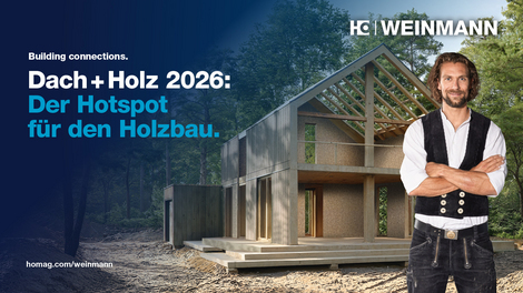 DACH+HOLZ 2026. Der Hotspot für den Holzbau