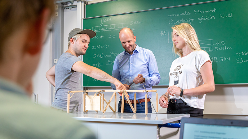 Studying wood technology at the Rosenheim University of Applied Sciences