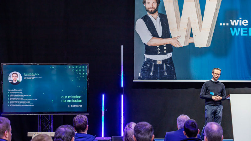 The presentations by experts on current topics in timber construction were fully booked.