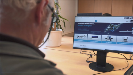 HOMAG eShop: Schnelle Ersatzteillieferungen