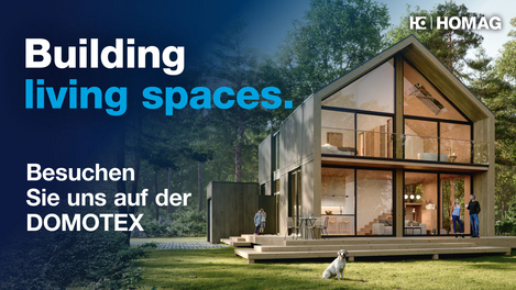 HOMAG auf der DOMOTEX 2026 | Building living spaces
