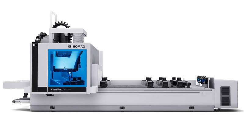 CENTATEQ P-110 的“Slim-Version”。机床占地面积经过优化，适合空间有限的客户。 