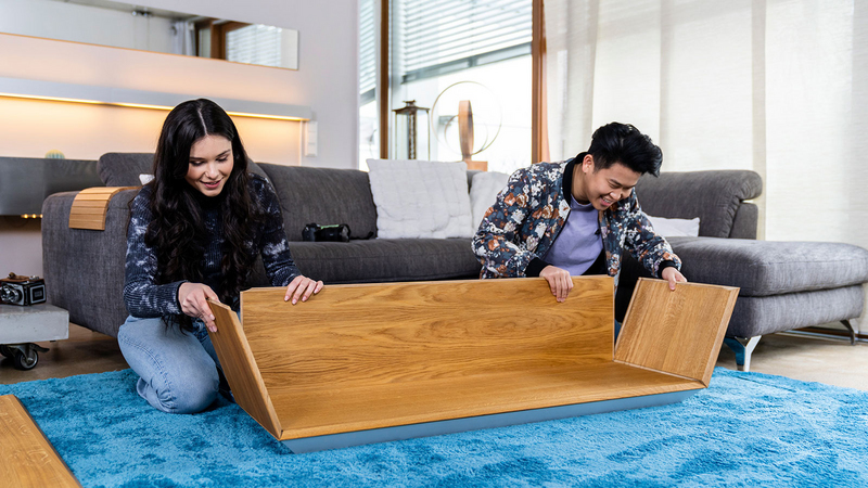 Click furniture is an “aspiring technology” that allows furniture production to be carried out in a  simple manner. It does away with bags of tools, screws, dowels and fittings, allowing users to assemble or disassemble the click furniture easily.