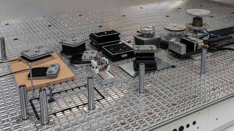 Vielseitig einsetzbar: Der Rastertisch