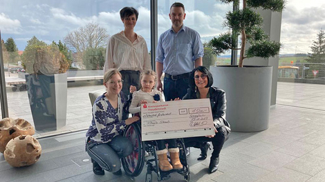 HOMAG-Betriebsrat spendet 3.000 Euro an zwei Familien