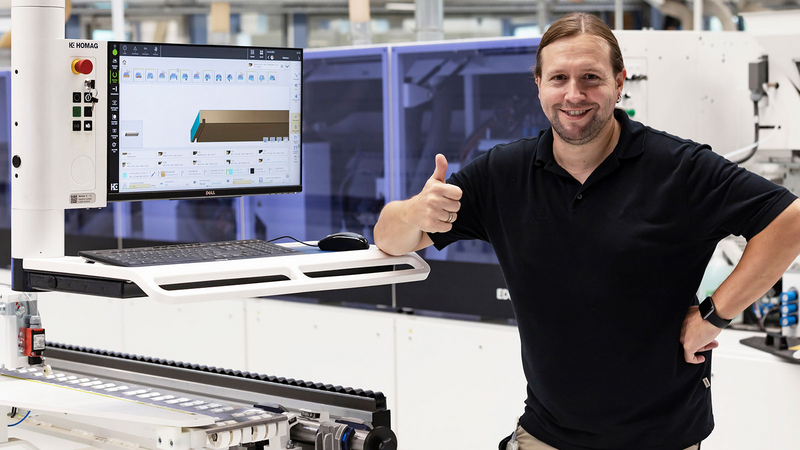 woodCommander 5 software for EDGTEQ S-500 edge banding machines: faster, safer, more flexible