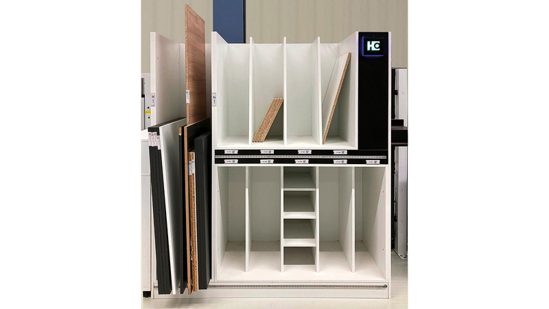 Example of a simple offcut shelf