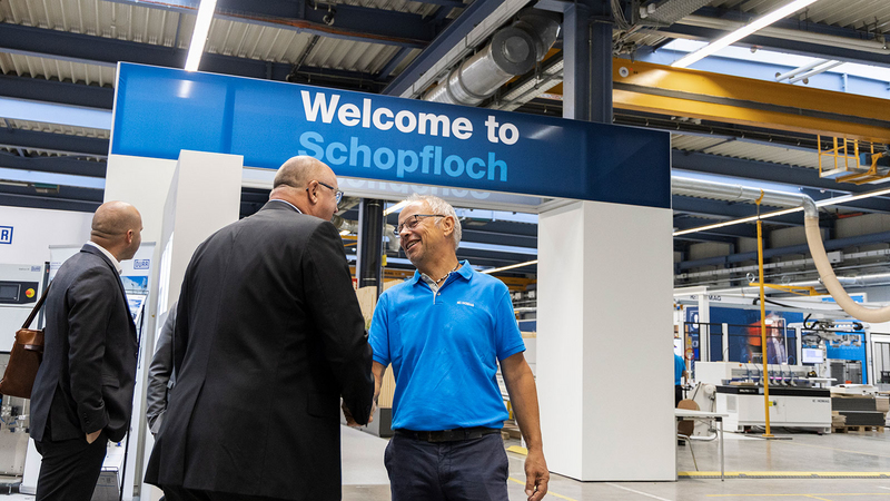 HOMAG Treff 2024 unter dem Motto: Wo späne fliegen und Inspirationen landen.