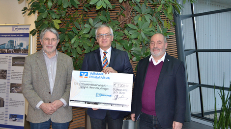 WEINMANN Sandkastenverkauf für das Hospiz in Eningen