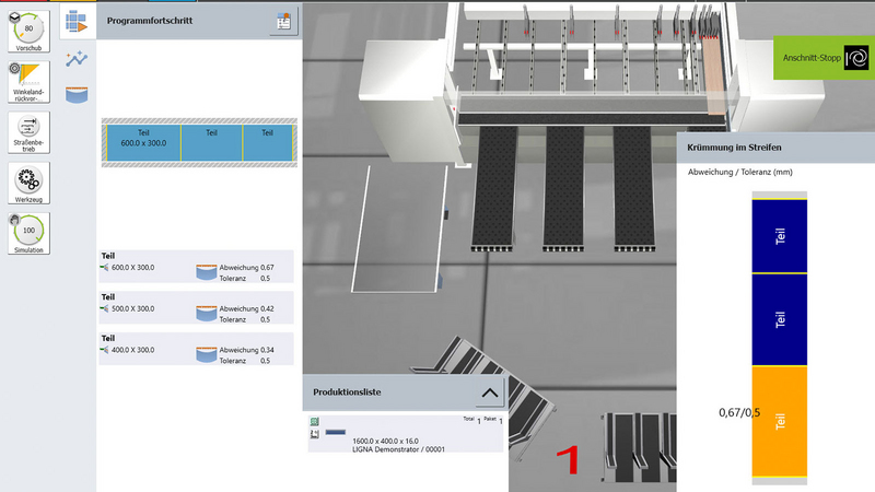 The assistant for optimal use of the machine functions