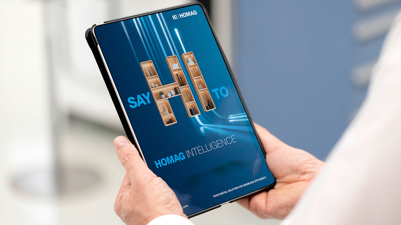 The innovation HOMAG INTELLIGENCE ensures seamless processes from furniture sales to production.