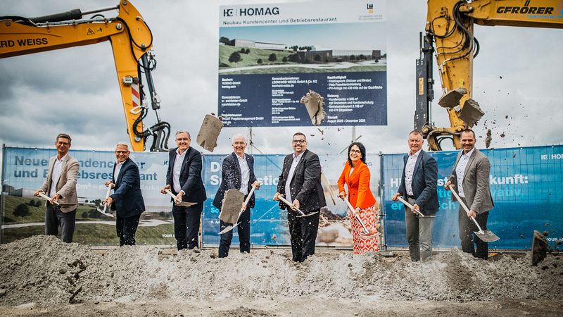 Groundbreaking ceremony in Schopfloch