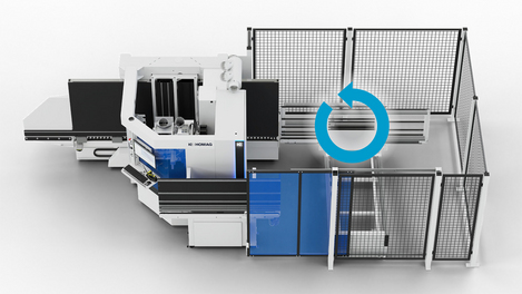 Thanks to the reversing function to automated all-in-one processing