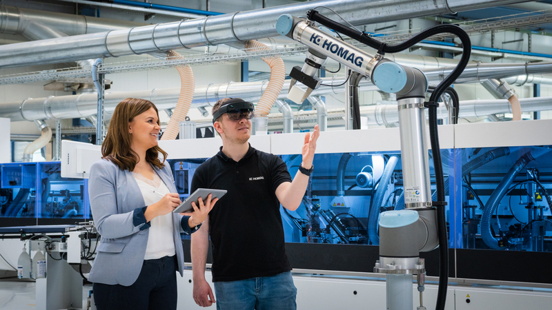 Celine Haug has been training to become an industrial buyer at HOMAG since 2018.