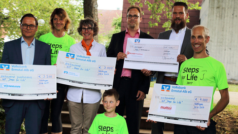 WEINMANN Holzhausbau, Benefizlauf Steps for Life