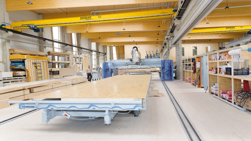 WEINMANN Multifunktionsbrücke, Elementbautisch, Holzbau, Holzhausbau, Wandfertigung