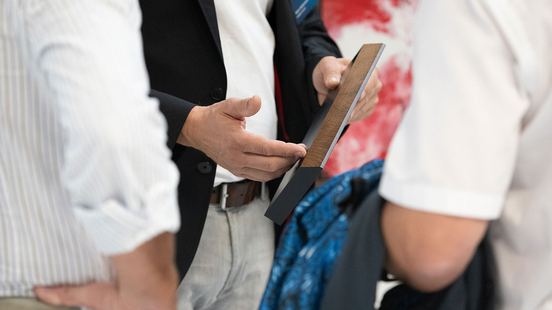 In Holzbronn und Schopfloch erlebten Besucher neuste Trends und Entwicklungen der Holzbranche hautnah.