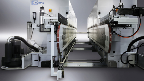 HOMAG Schmalkette von ganz breit bis ganz schmal.