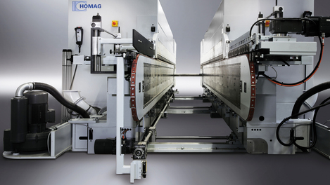 HOMAG Schmalkette von ganz breit bis ganz schmal.