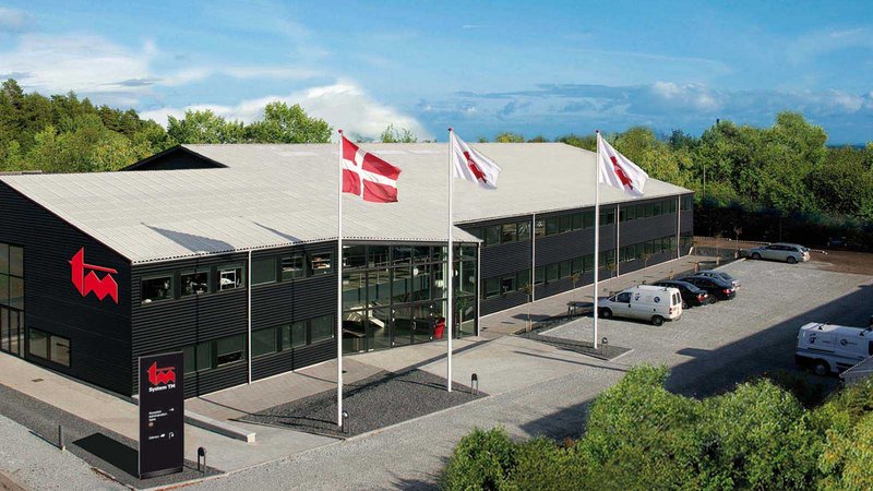 Der Hauptsitz von System TM in Dänemark