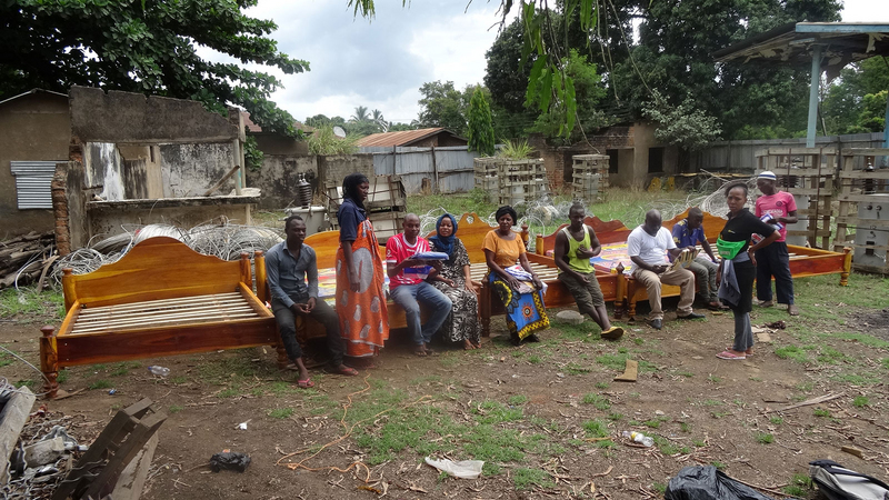 Twenty beds have already been given to the poorest families in the village.