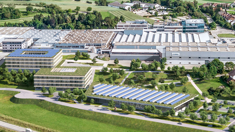 Das neu geplante Kundencenter am Standort Schopfloch, ermöglicht eine angemessene Produktpräsentation.