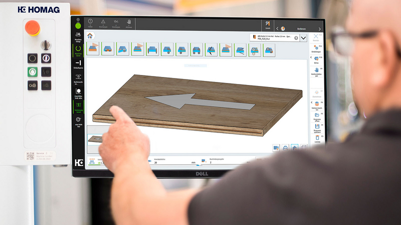 The new generation of the woodCommander programming and operating assistant