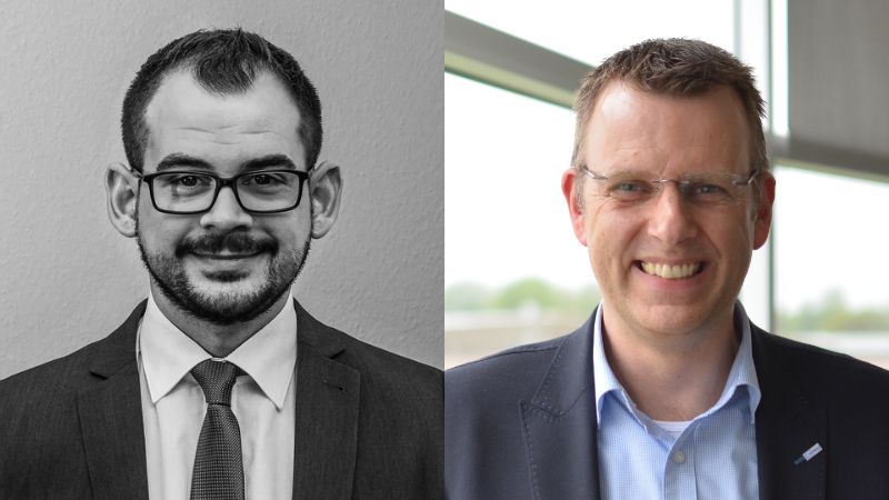 Martin Kintscher (Schuler Consulting), Christian Vollmers (Stiles Machinery)