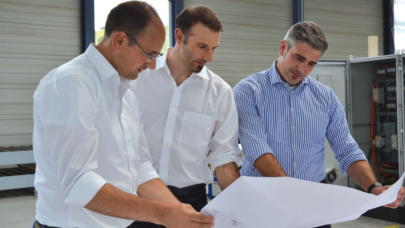 At the company's site, new products are constantly being developed.