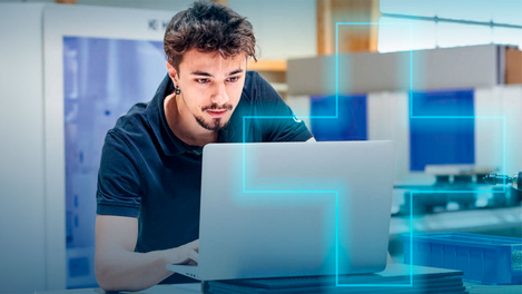 Mit function+ wächst Ihre Maschine mit Ihren Anforderungen - mit wenigen Klicks, ohne Servicetechniker, innerhalb weniger Minuten