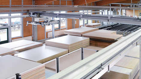 Horizontal storage system STORETEQ S-200 | HOMAG