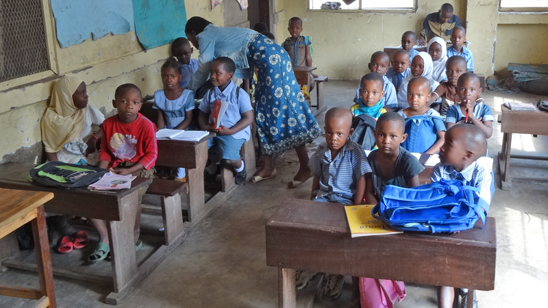 Around half of all children in the region currently have no access to education