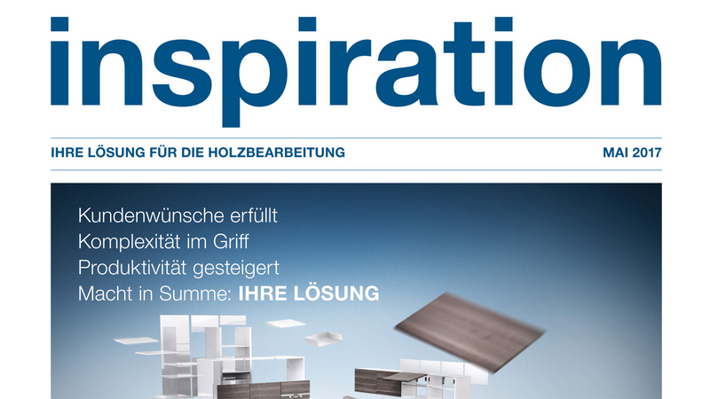 Kundenzeitung inspiration | Ausgabe Mai 2017
