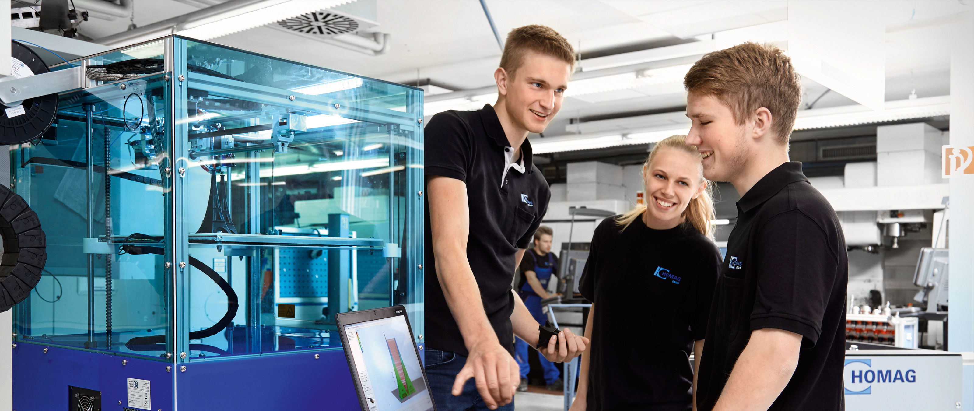 Together through the apprenticeship at HOMAG Group. Together through the apprenticeship at HOMAG Group.