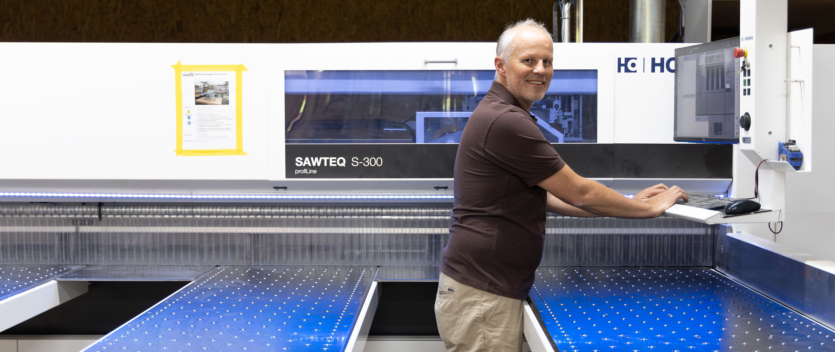 Markus Vogel mit der SAWTEQ S-300