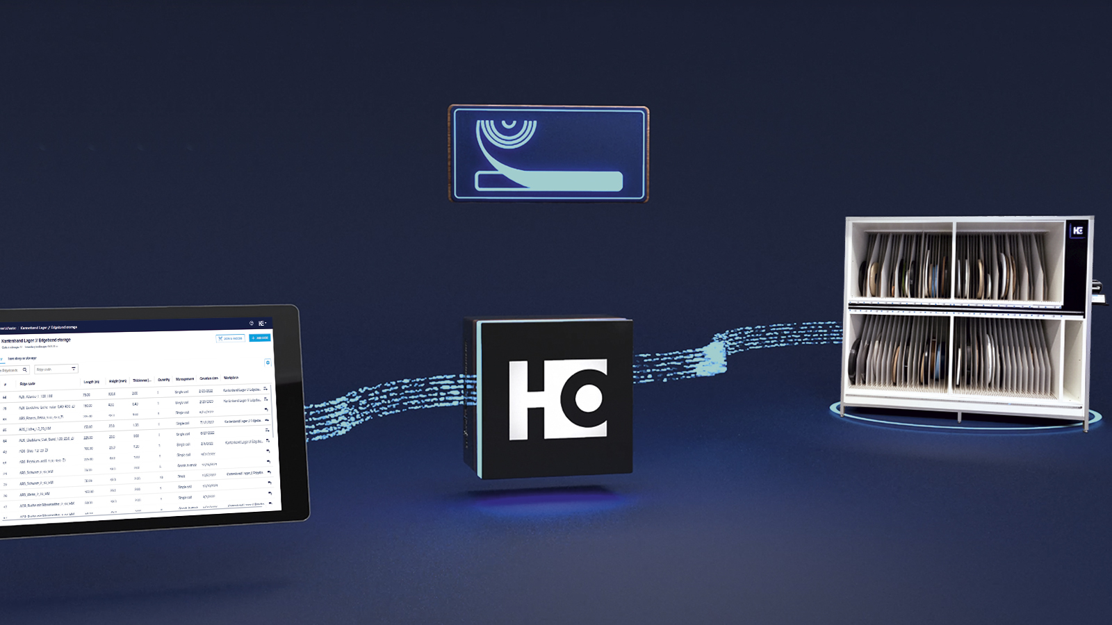 Edgeband Management Set: Kantenband-Assistent zum Management der Kanten